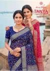 Tanya Vol 3 By Kashvi Dull Moss Viscose Border Saree
